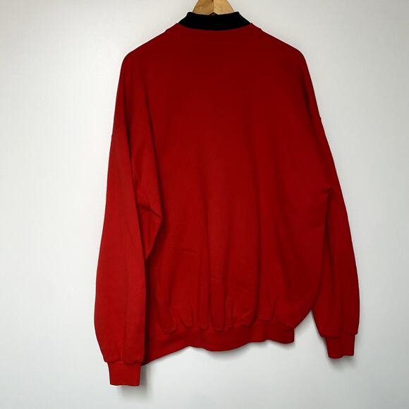 Vintage Nebraska Sweatshirt 90s Plaid Sweater Grandma XXXL - Picture 2 of 2